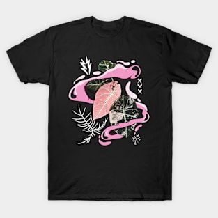 ALOCASIA PINK VARIEGATED T-Shirt